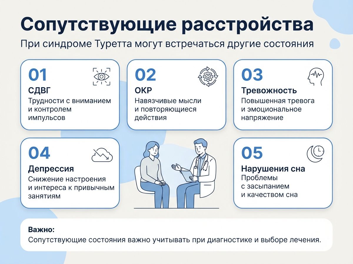 Лечение синдрома Туретта в Чите инфографика