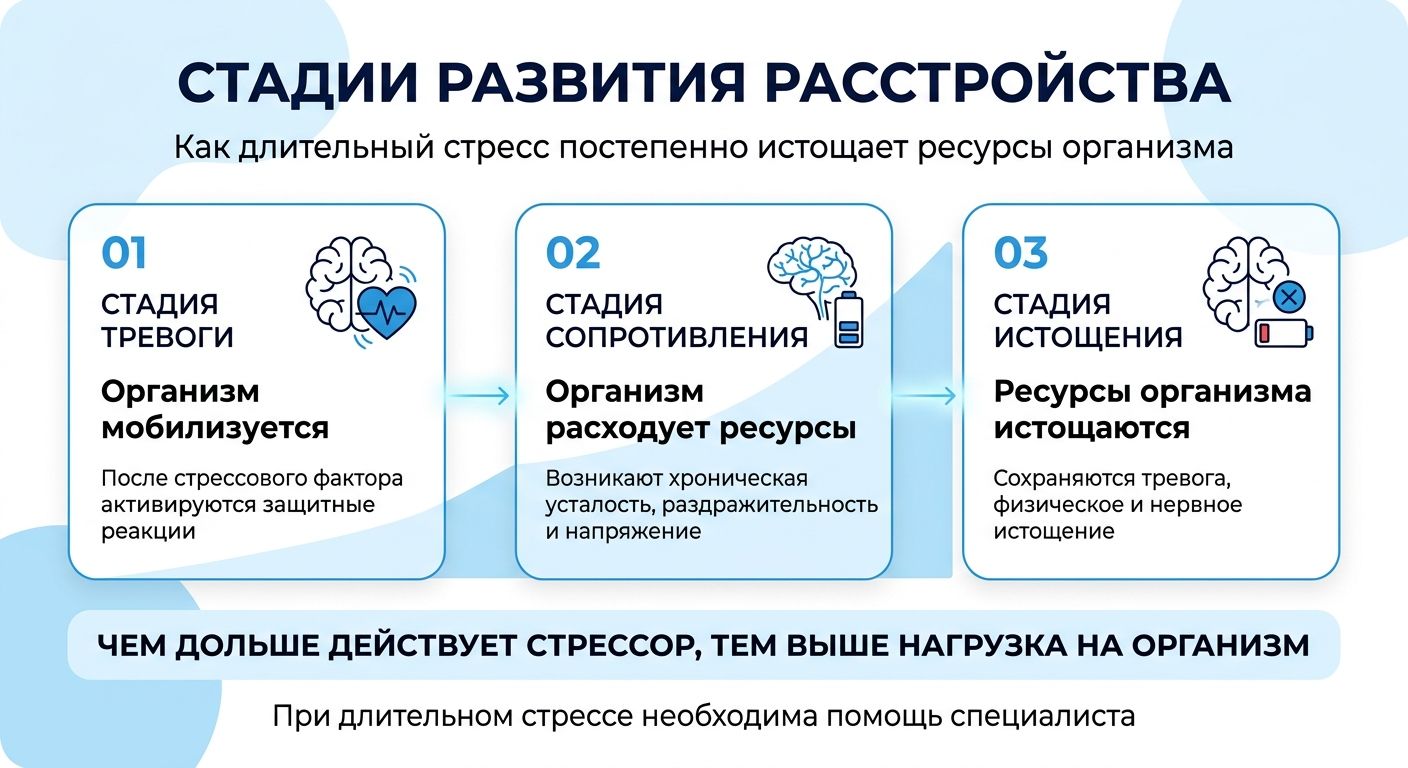 Лечение стресса в Чите инфографика